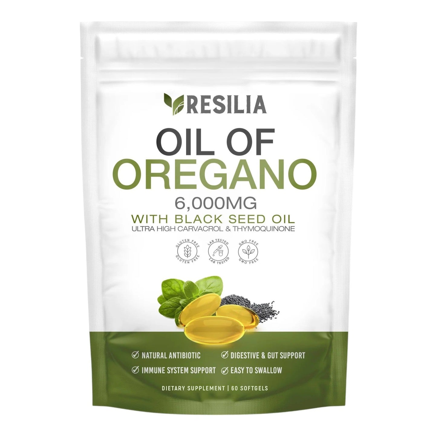 (LOOP TEST) Resilia® Oil Of Oregano Softgels