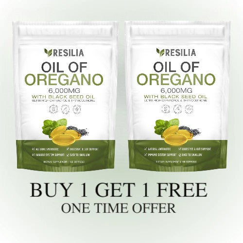[ONE TIME OFFER] BUY 1 GET 1 FREE Resilia® Oregano Oil with Black Seed Oil