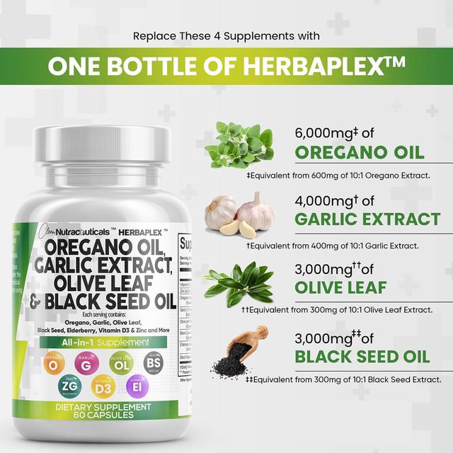 Oregano Oil Herbaplex Capsules Resilia®